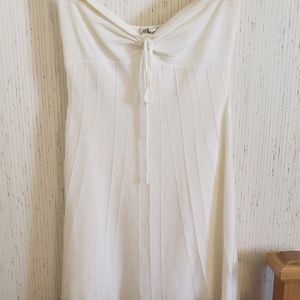 White knit dress